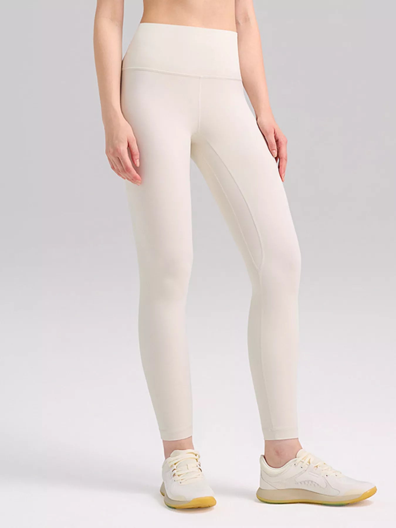 Women's high waisted seamless leggings buttery soft front view